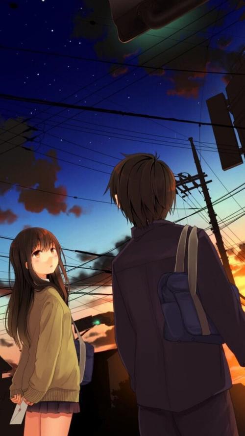 动漫图片大全情侣 情侣图片大全动漫可爱图片