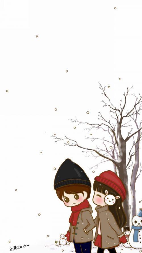 卡通情侣图片大全可爱 好看的情侣卡通图片