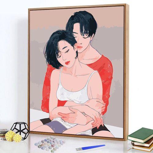 油画情侣图片 油画情侣头像