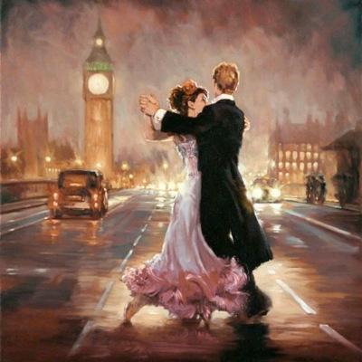 油画情侣图片 油画情侣头像