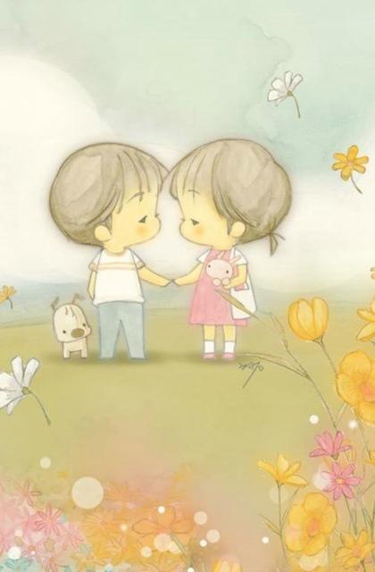 小情侣卡通图片 情侣图片可爱