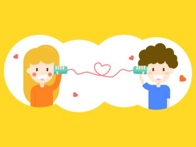 情侣打电话图片 情侣的照片