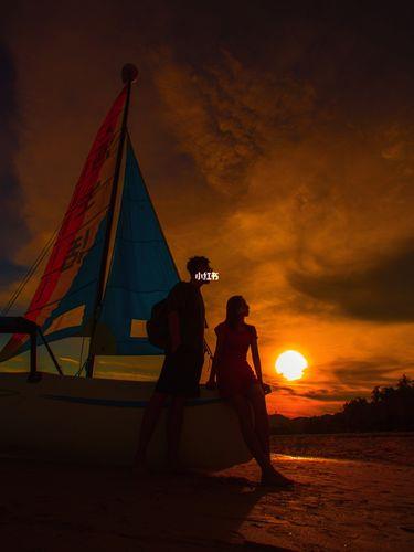 黄昏情侣图片 黄昏爱情图片