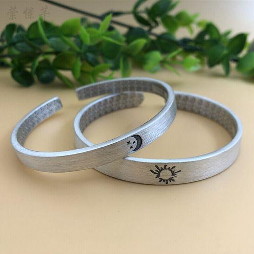 情侣银手镯图片大全 最新款银手镯图片大全