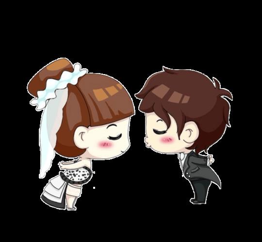 好看的情侣卡通图片 唯美卡通情侣图片