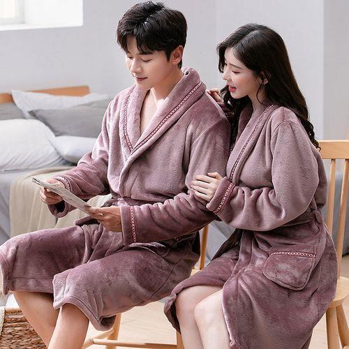 情侣浴袍图片 穿浴袍情侣头像