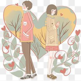 情侣背对背图片 情侣背在背上的图片