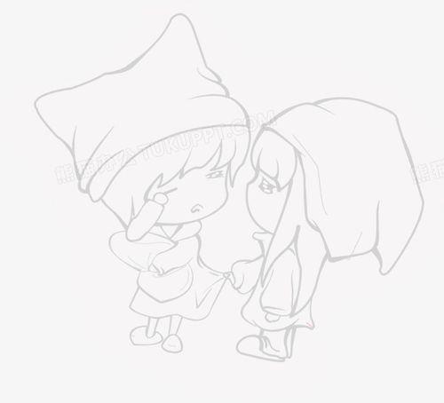 情侣素描图片 素描情侣图片简单