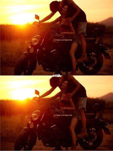 情侣机车图片 摩托车机车情侣图片