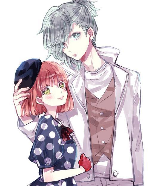 动漫人物情侣双人图片 动漫情侣图片