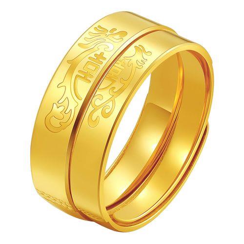 黄金情侣对戒图片大全 情侣对戒图片大全真实