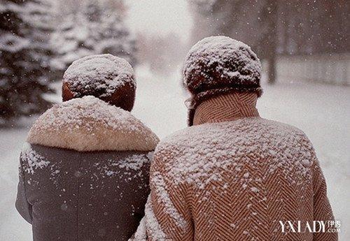下雪天情侣图片 下雪的情侣头像图片