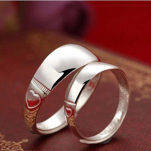 情侣银戒指图片 情侣金戒指图片大全