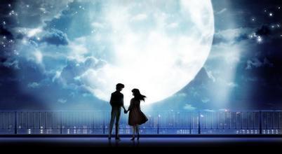 qq背景图片动漫情侣 qq情侣背景图一对动漫