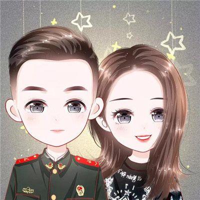 军人情侣图片 军人情侣图片手绘图片