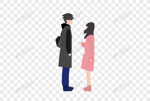 情侣矢量图 女生矢量图