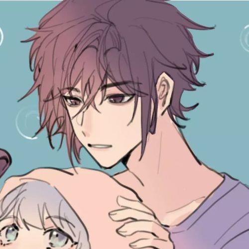 动漫情侣图片一男一女 一男一女卡通图情侣