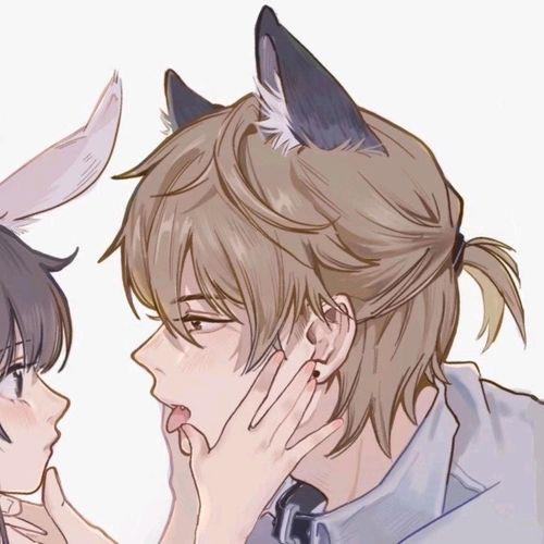 情侣动漫图片一人一张 动漫情侣图片两个人一张唯美