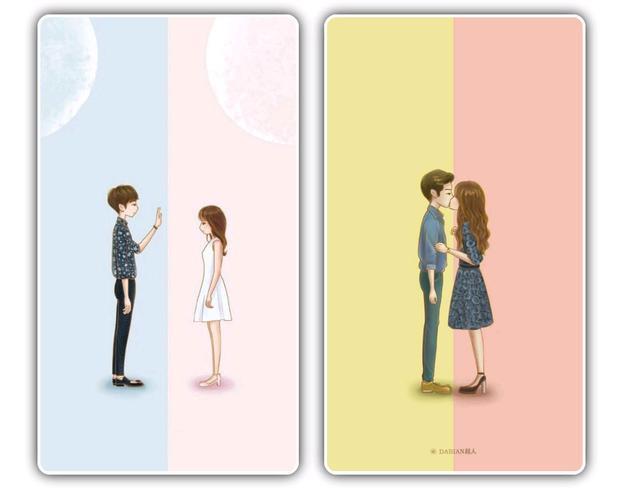 微信背景情侣图片 微信背景图片大全唯美情侣