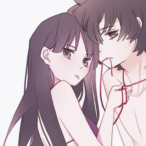 动漫情侣cp图片分开2张 情侣图片两张分开