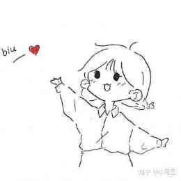 好看的情侣简笔画图片大全 适合情侣的简笔画