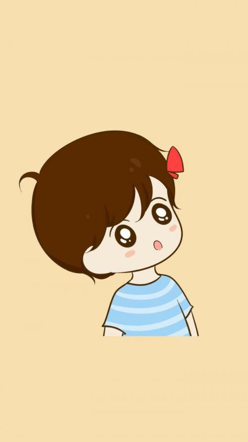 卡通情侣图片呆萌一对 情侣图片卡通萌萌一对可爱两人