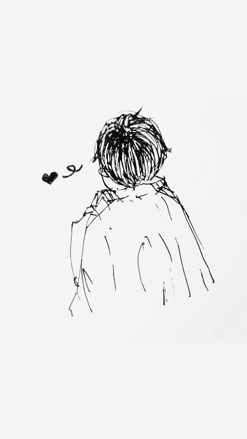 情侣图片一左一右黑白 男女一左一右情侣图片