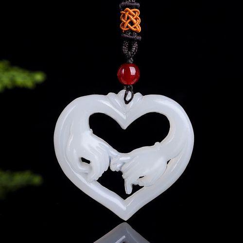 情侣吊坠图片大全集 情侣玉佩吊坠图片