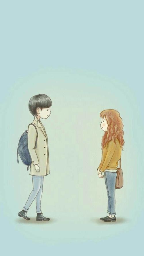 两个情侣在一起的图片 两张情侣图片