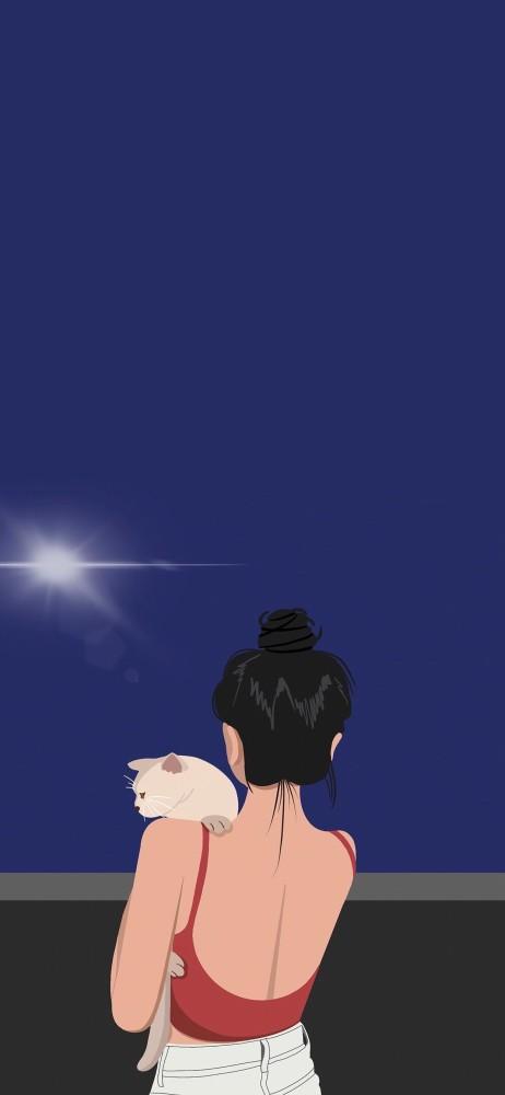 情侣屏保图片一左一右 情侣屏保壁纸一左一右