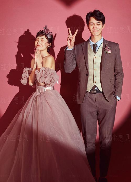 婚纱情侣照图片大全 休闲情侣婚纱照图片大全