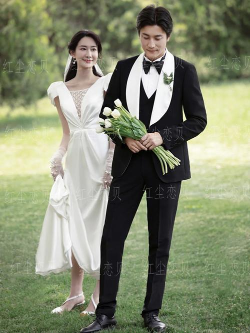 婚纱情侣照图片大全 休闲情侣婚纱照图片大全