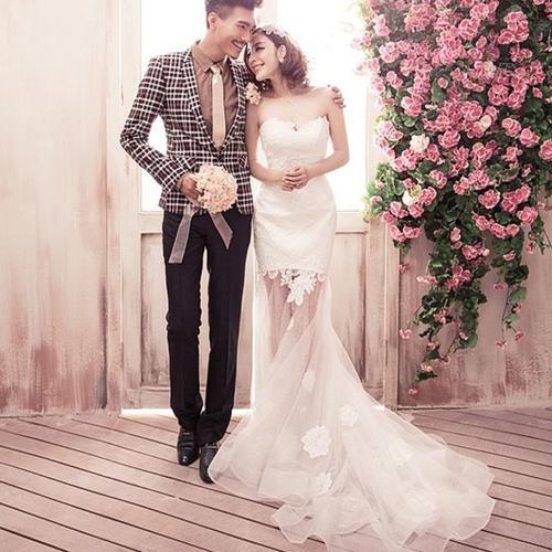 婚纱情侣照图片大全 休闲情侣婚纱照图片大全