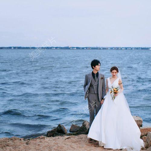 婚纱情侣照图片大全 休闲情侣婚纱照图片大全