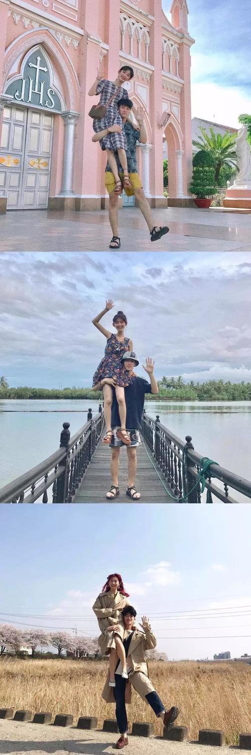 情侣花式举高高图片 举高高情侣头像