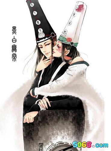 黑白无常情侣图 黑白无常情侣头像