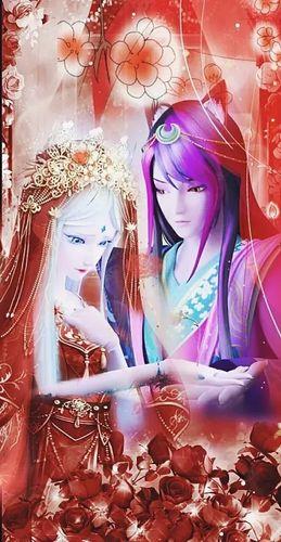 叶罗丽情侣图片 叶罗丽精灵梦情侣照