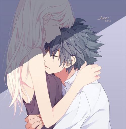 二次元情侣图 二次元情侣背景图