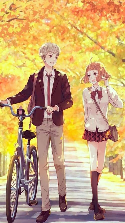 动画情侣图片 卡通动漫情侣图