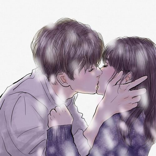 情侣亲吻的图片 情侣甜蜜的图片