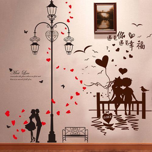 情侣背景墙图片两人一张 情侣照片墙背景