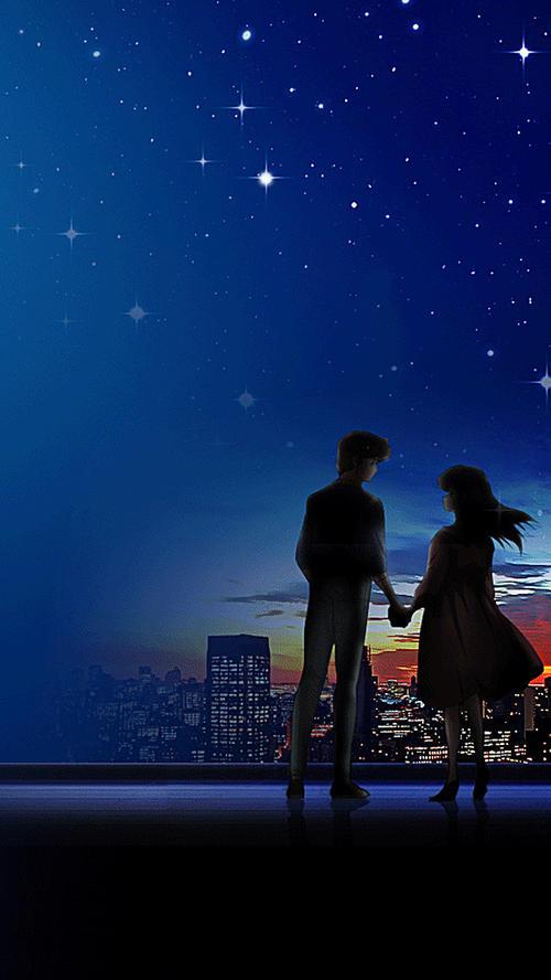 背景情侣图片 好看的情侣