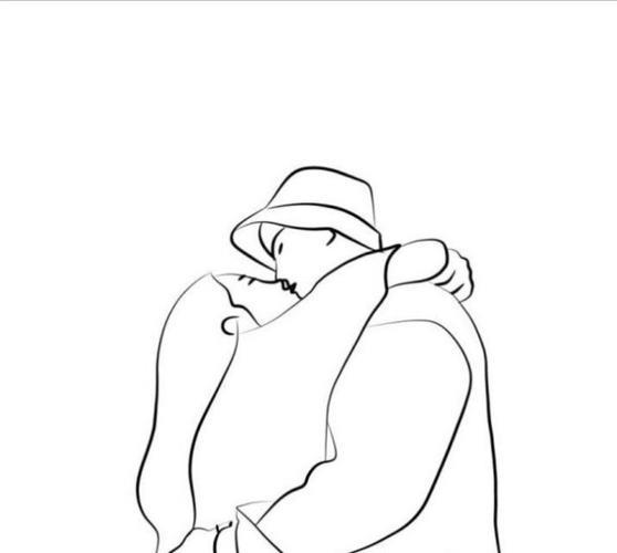 情侣图片简笔画 情侣图片恋爱简笔画图片