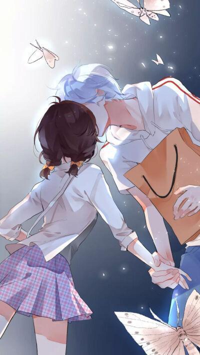 动画情侣图 卡通动漫情侣图