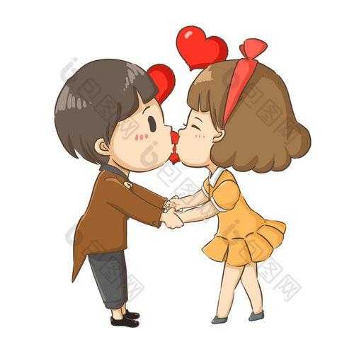 情侣亲亲图片 情侣亲密合照