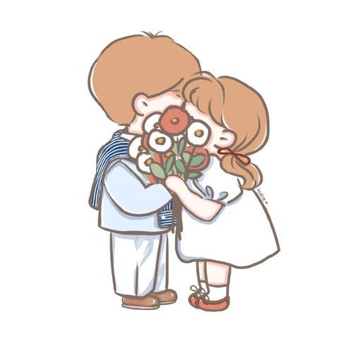 可爱的情侣图片 可爱卡通情侣图片