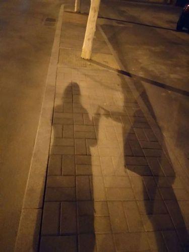 影子图片情侣 情侣两人影子照片真实