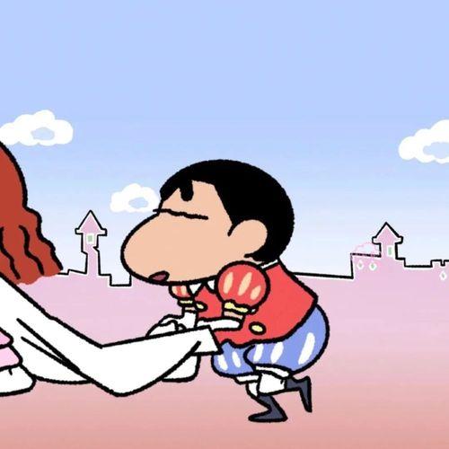 蜡笔小新情侣图片 蜡笔小新背景图情侣