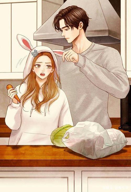 卡通情侣图 卡通人物情侣图片