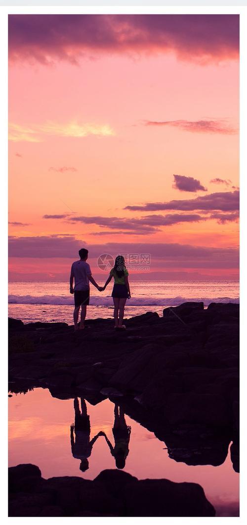 情侣风景图 情侣背景图
